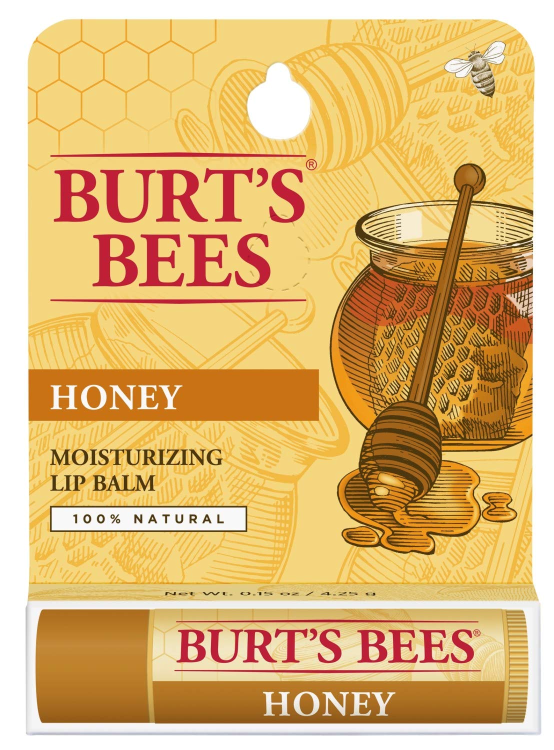 Burt's Bees Honey Lip Balm 蜂蜜皇牌润唇膏