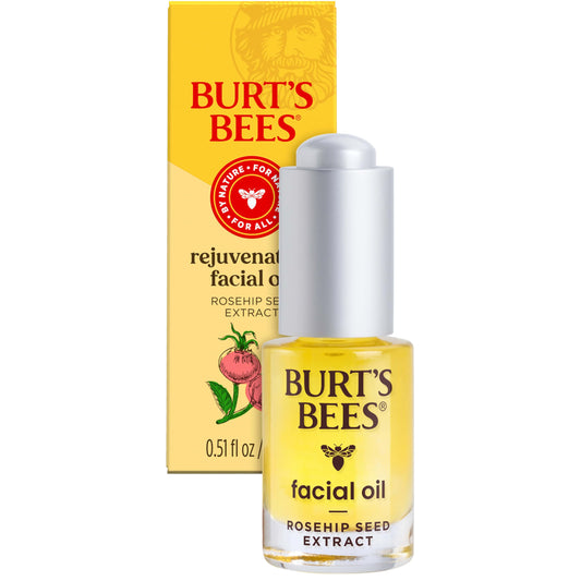 Burt's Bees 全效精华滋润护理油含有玫瑰果籽萃取物15ml