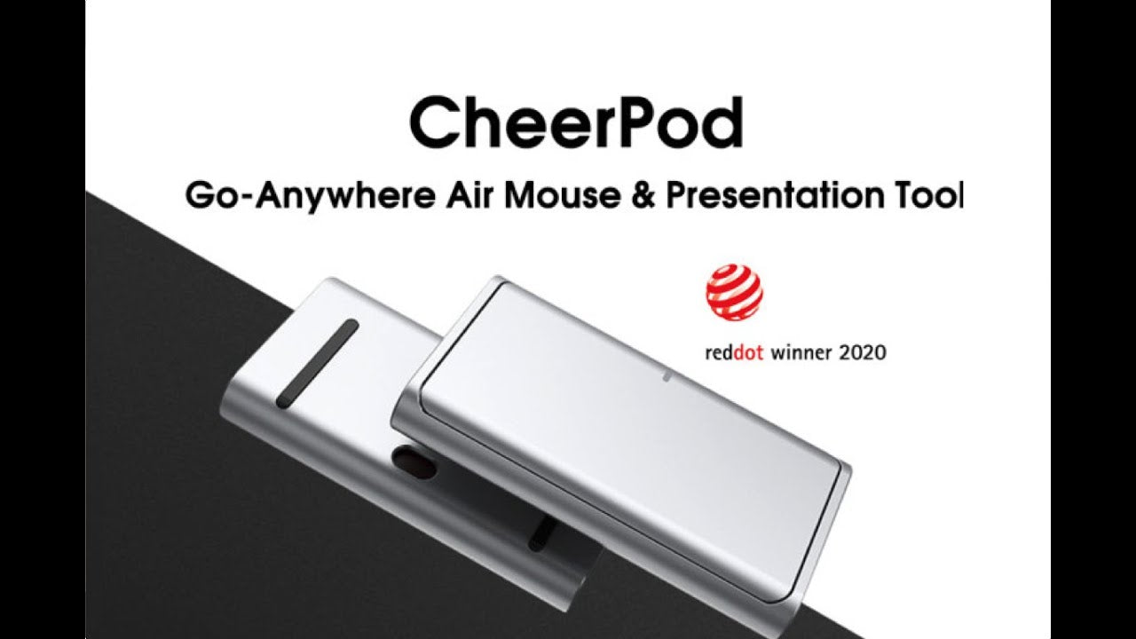 CheerPod 万用智能迷你遥控器| 空中滑鼠|触控板| 简报器| 镭射笔