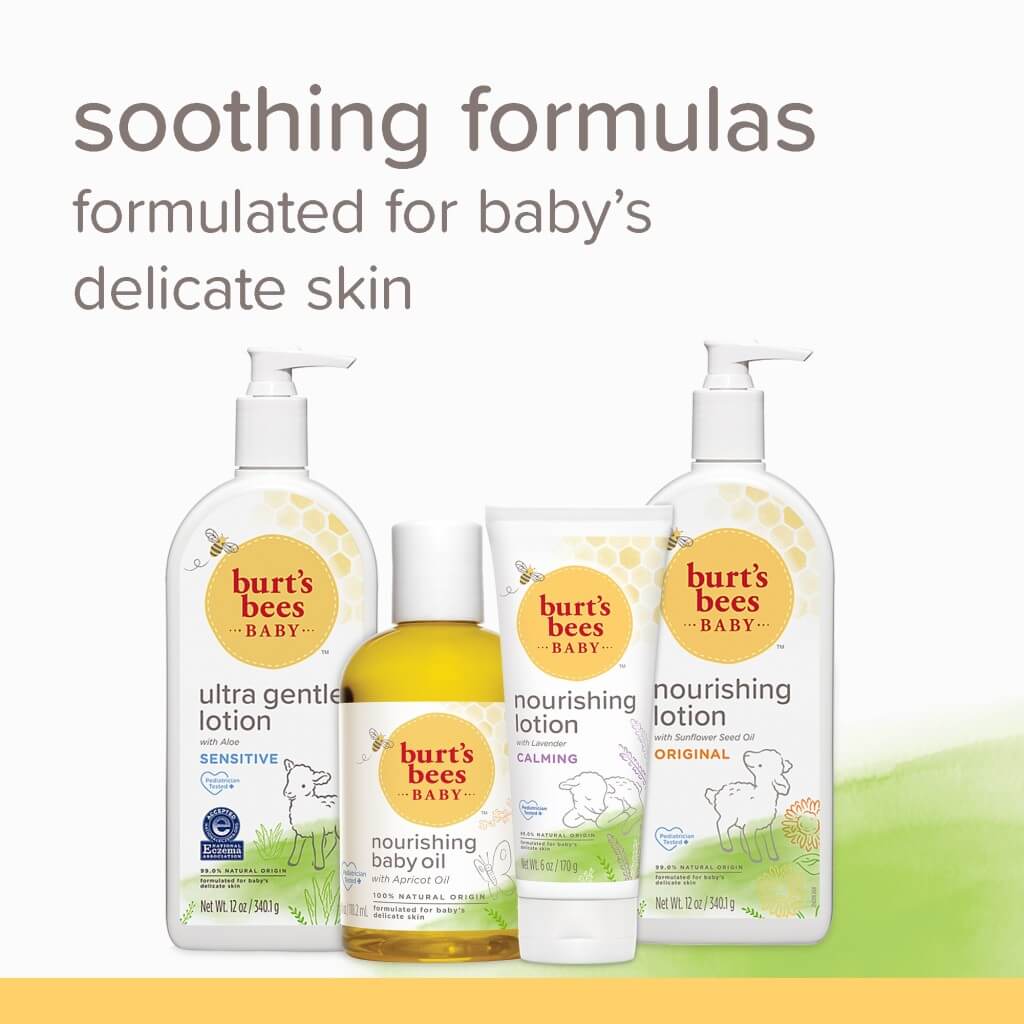 Burt's Bees Baby Natural Body Lotion - Soothing Sleep Formula 170g