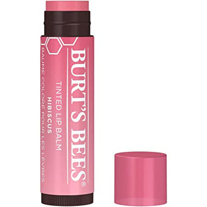 Burt's Bees 天然淡彩润唇膏- 大红花色(Hibiscus)