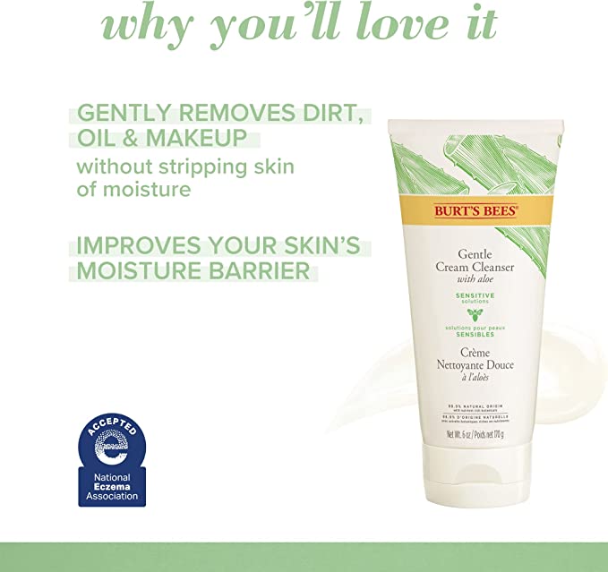 Burt's Bees Gentle Cream Cleanser with aloe