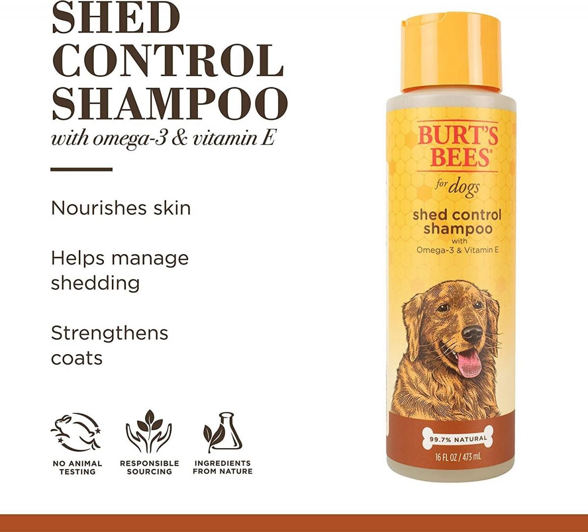 Burt's Bees 犬用狗狗褪毛控制洗毛水 473ml