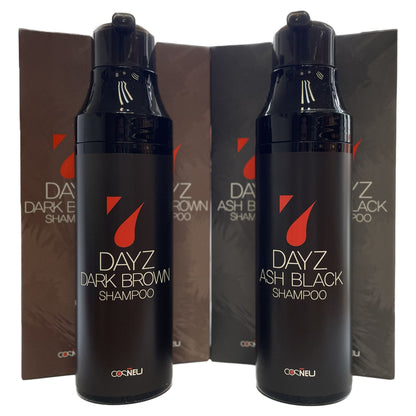 [Set of two in the same color] Korean popular Cosńeu 7-day natural color shampoo available in two colors (matte black/chocolate brown)